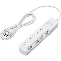 Amazon.co.jp: エレコム 電源タップ 雷ガード 個別スイッチ